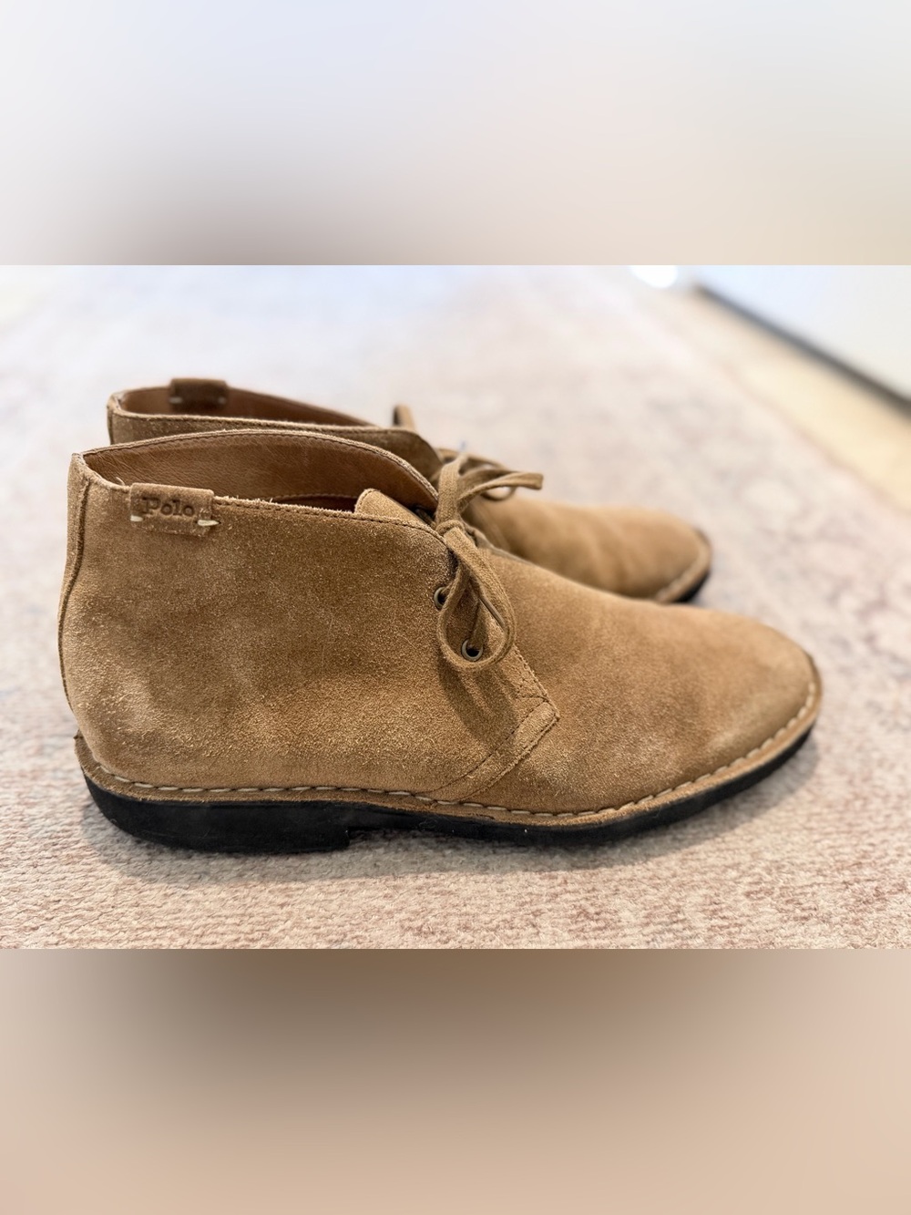 Polo Ralph Lauren Suede Chukka Boots – Men’s Size 10 – Tan